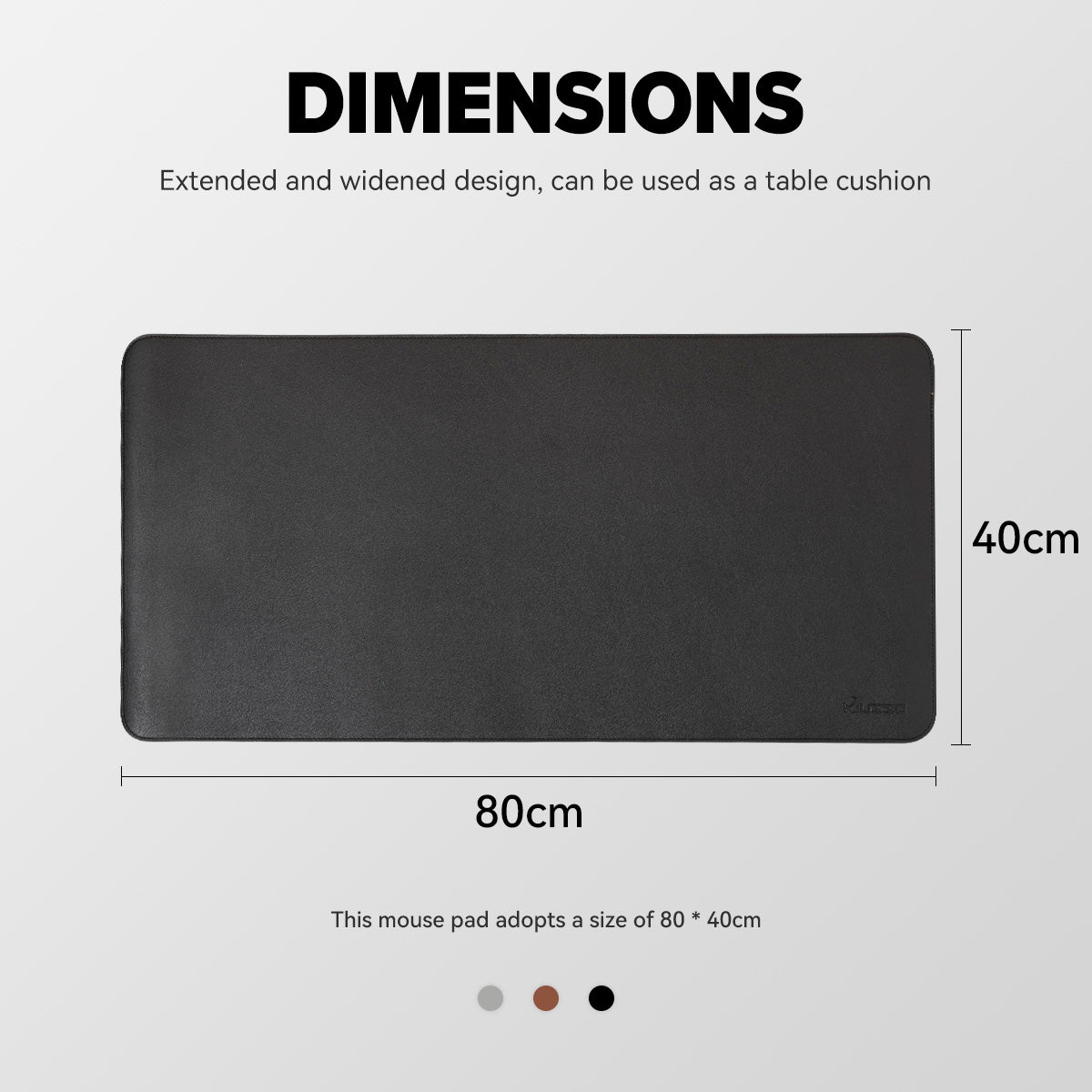 Musso Cork Leather Gaming Mouse Pad