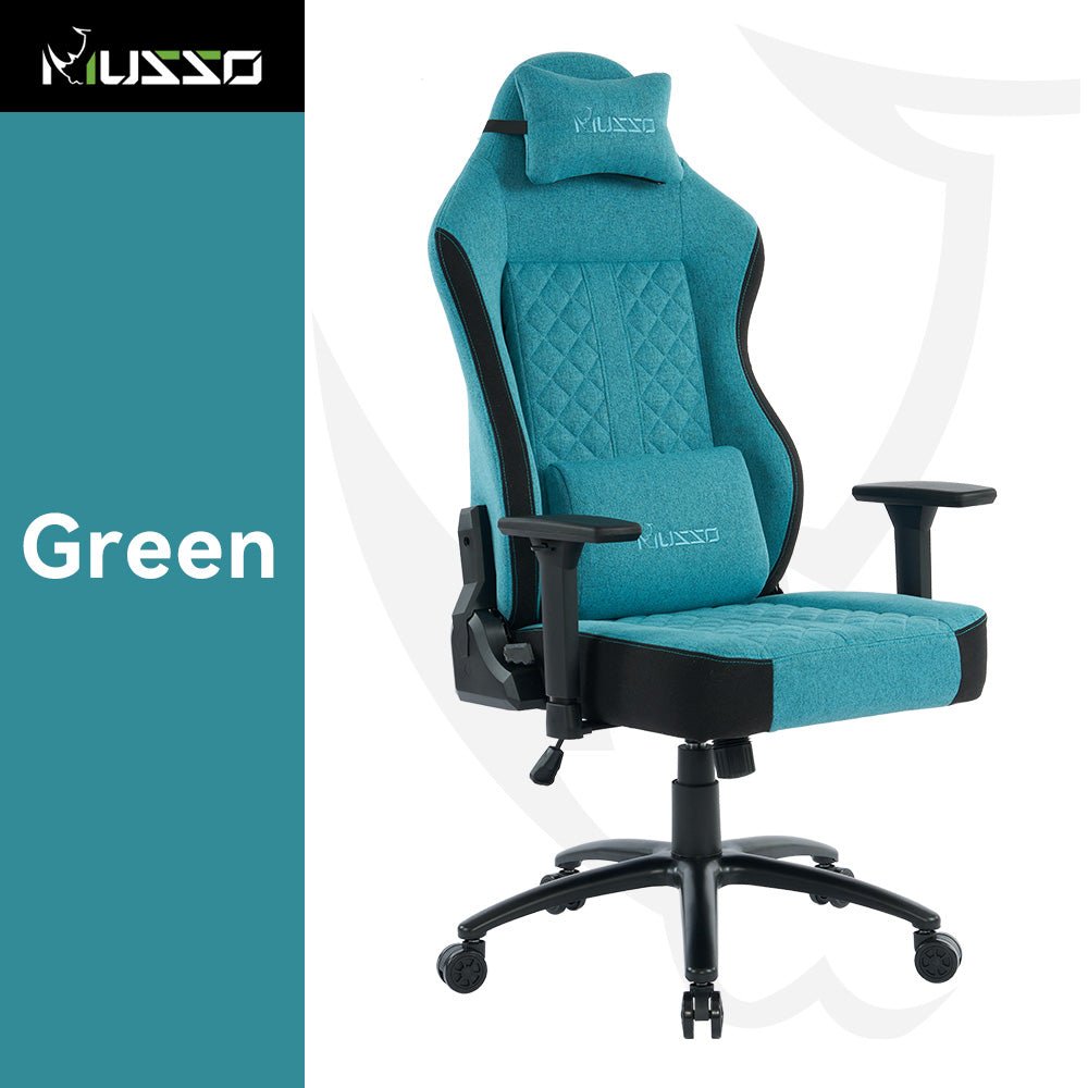 MUSSO Aeolus Series Fabric Computer Gaming Chair 199P XL SIZE 3D Armrest and Fabric KOL