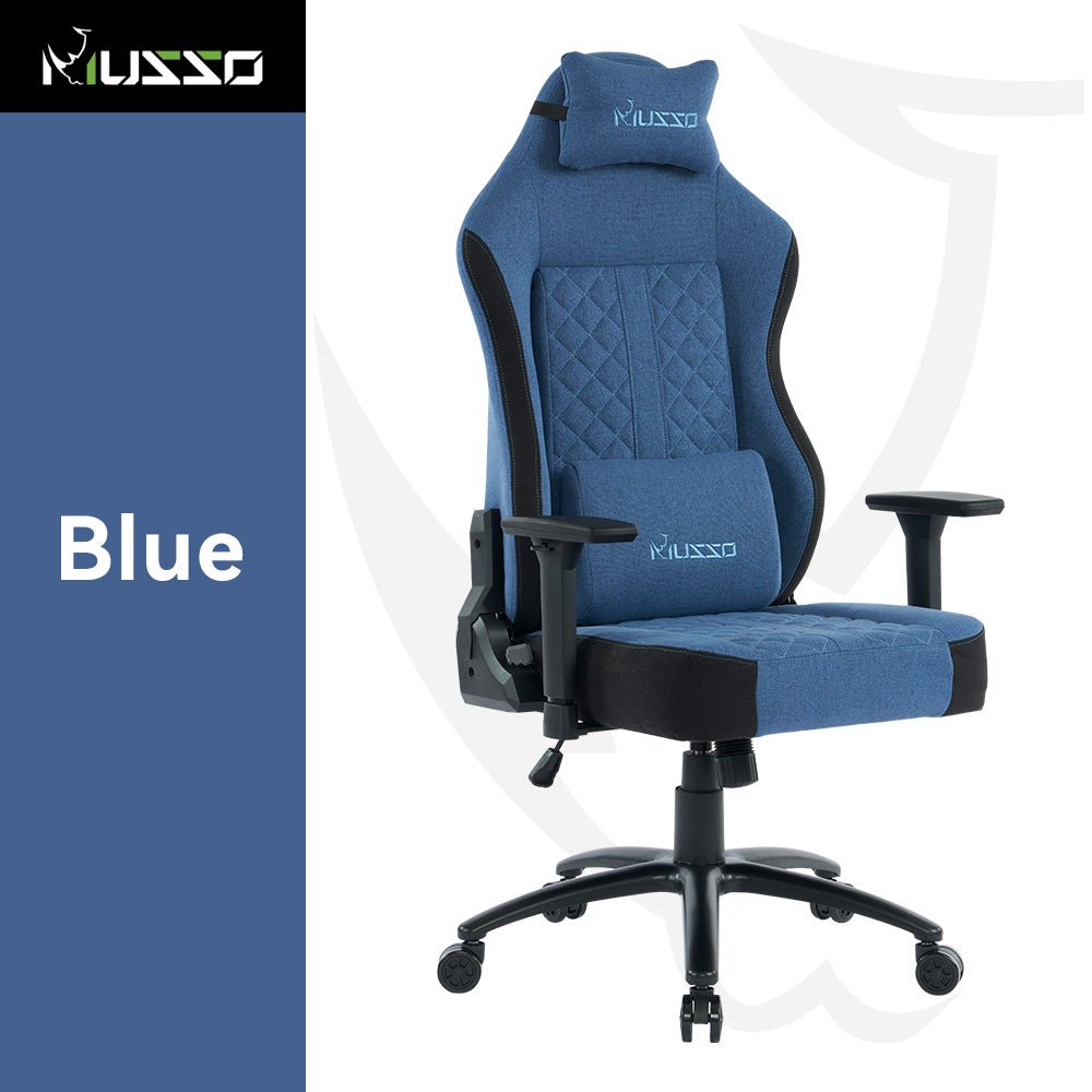 MUSSO Aeolus Series Fabric Computer Gaming Chair 199P XL SIZE 3D Armrest and Fabric KOL